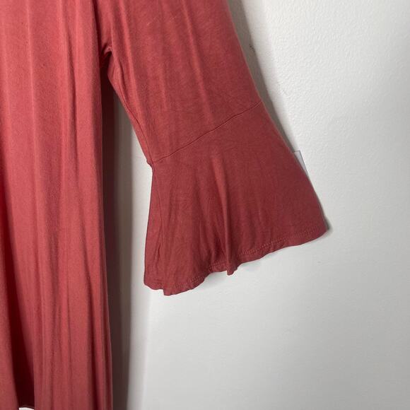 Paisley Grace women's medium dress simple knit swing orangey apricot mauve - Picture 2 of 14